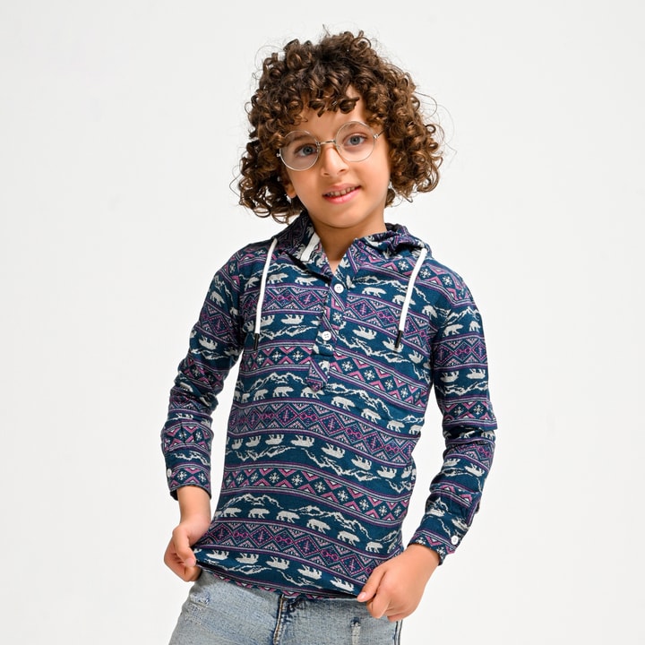 Boys' autumn T-shirt