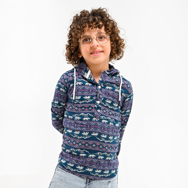 Boys' autumn T-shirt