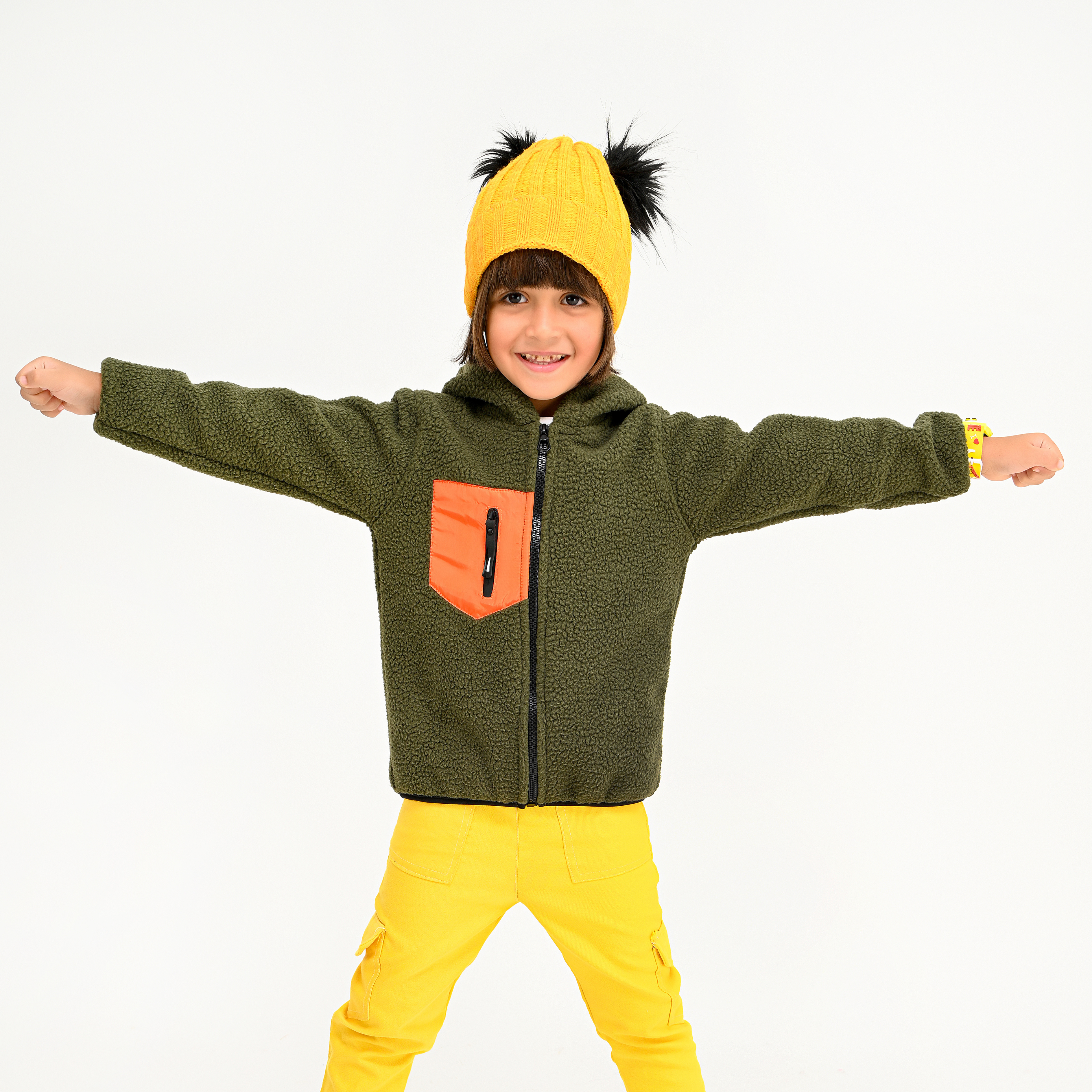 Full fur jacket for boys