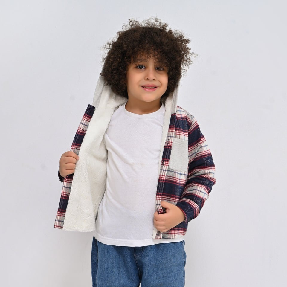 Boys' quilted sweatshirt