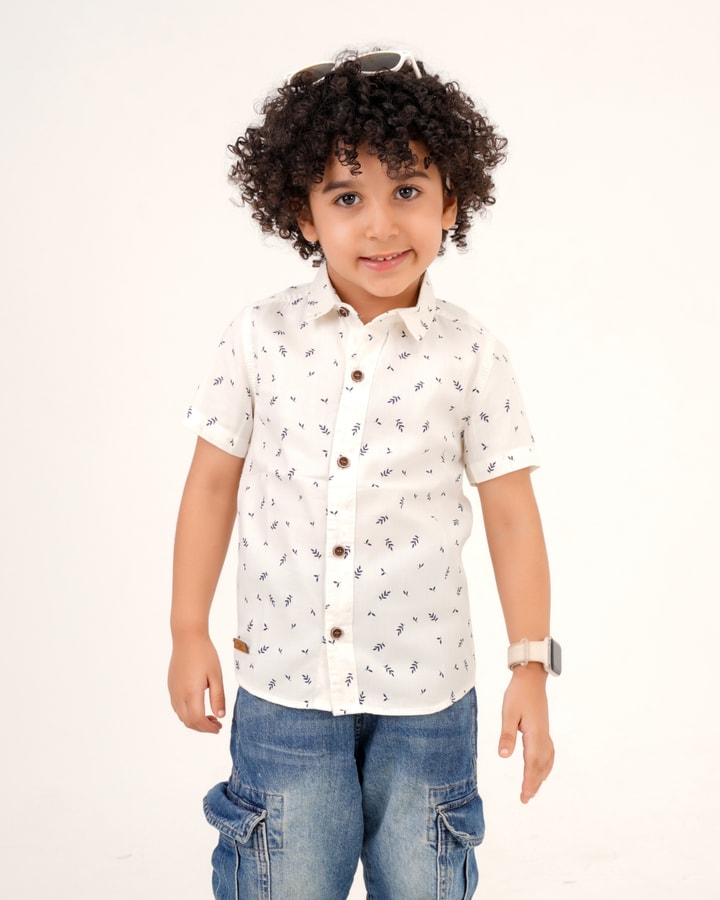White boys' shirt