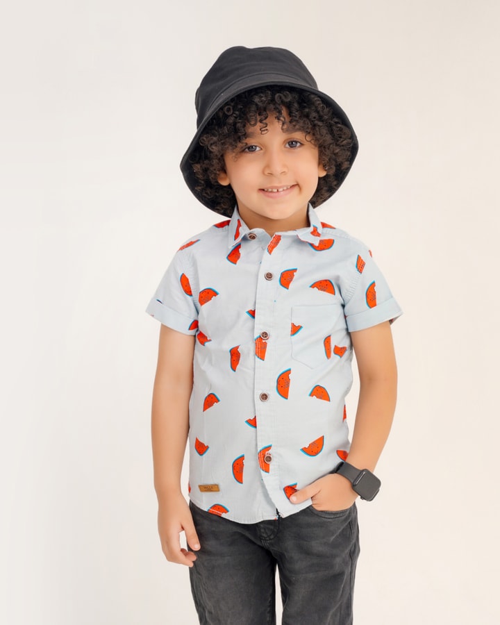 Watermelon cut boys' shirt