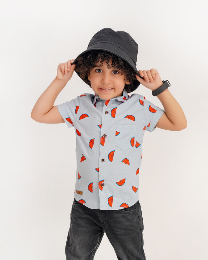 Watermelon cut boys' shirt