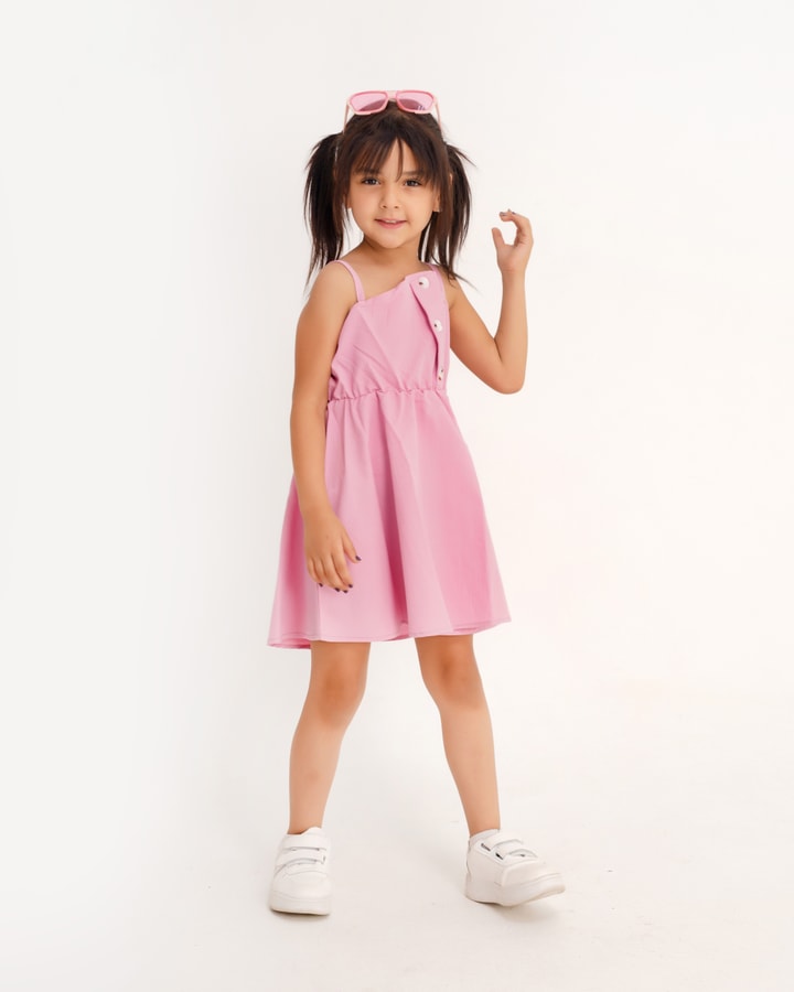 Girls pink dress