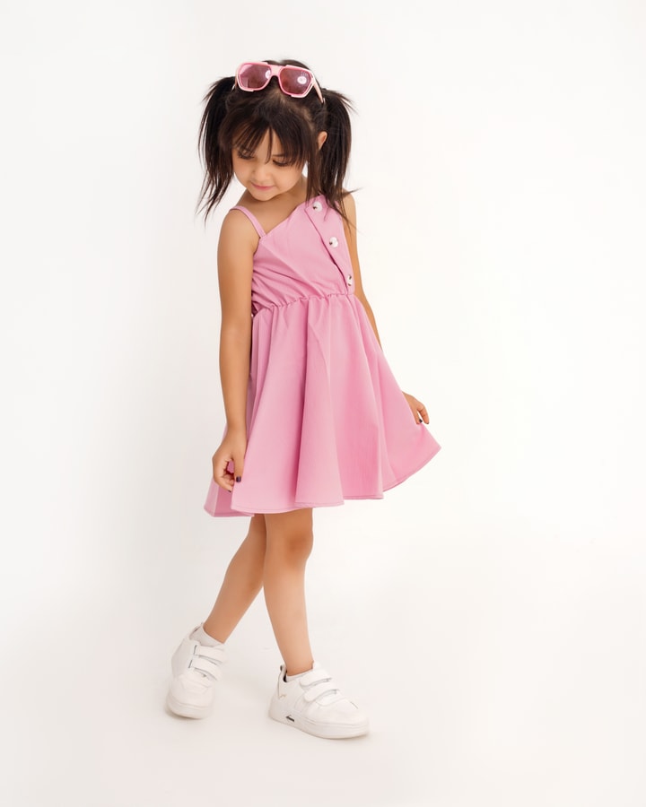 Girls pink dress