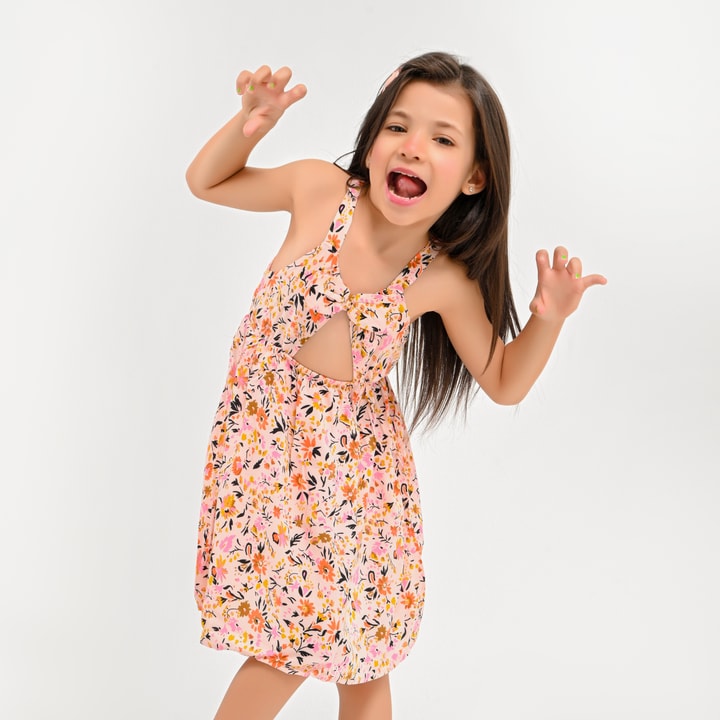 Girls' one-piece set