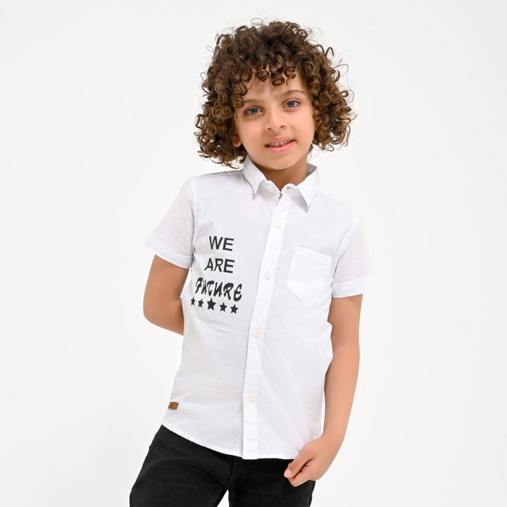 White boys' shirt