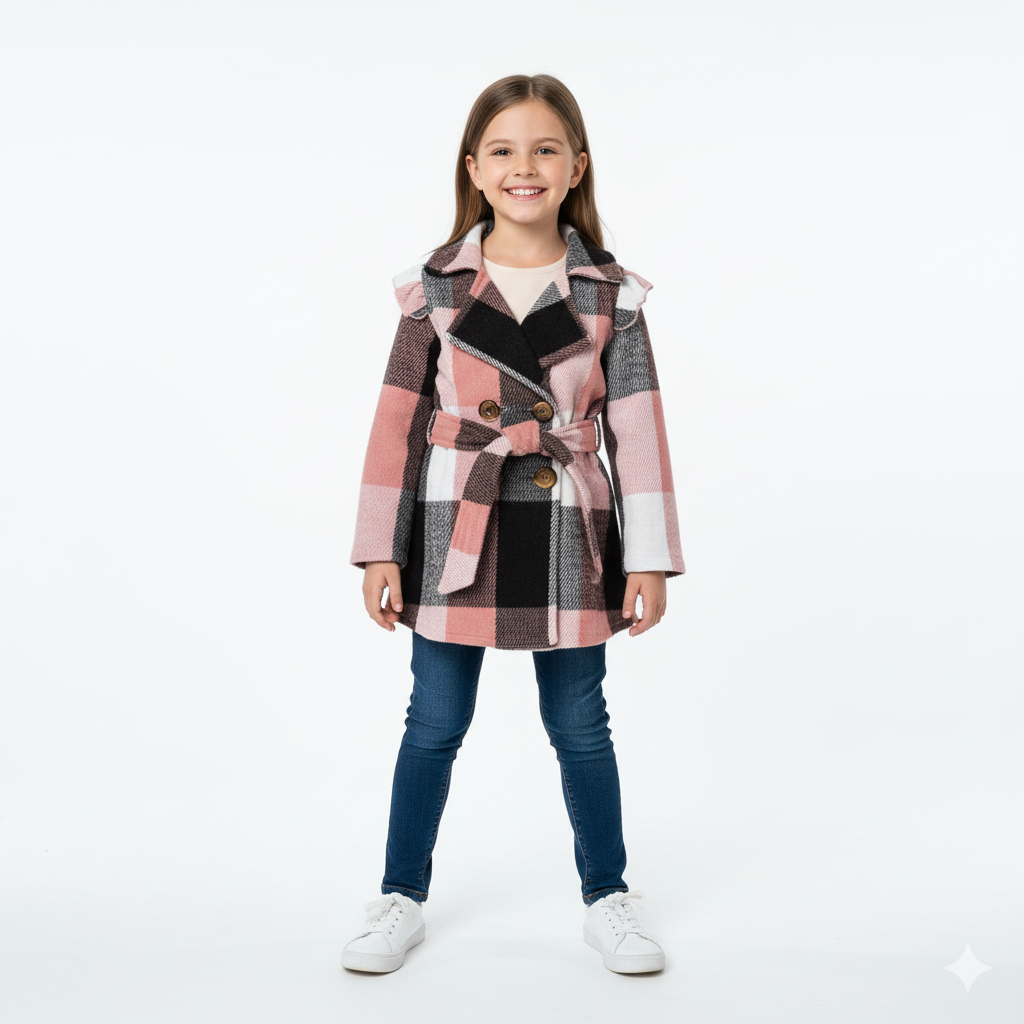 Girls' delicate coat