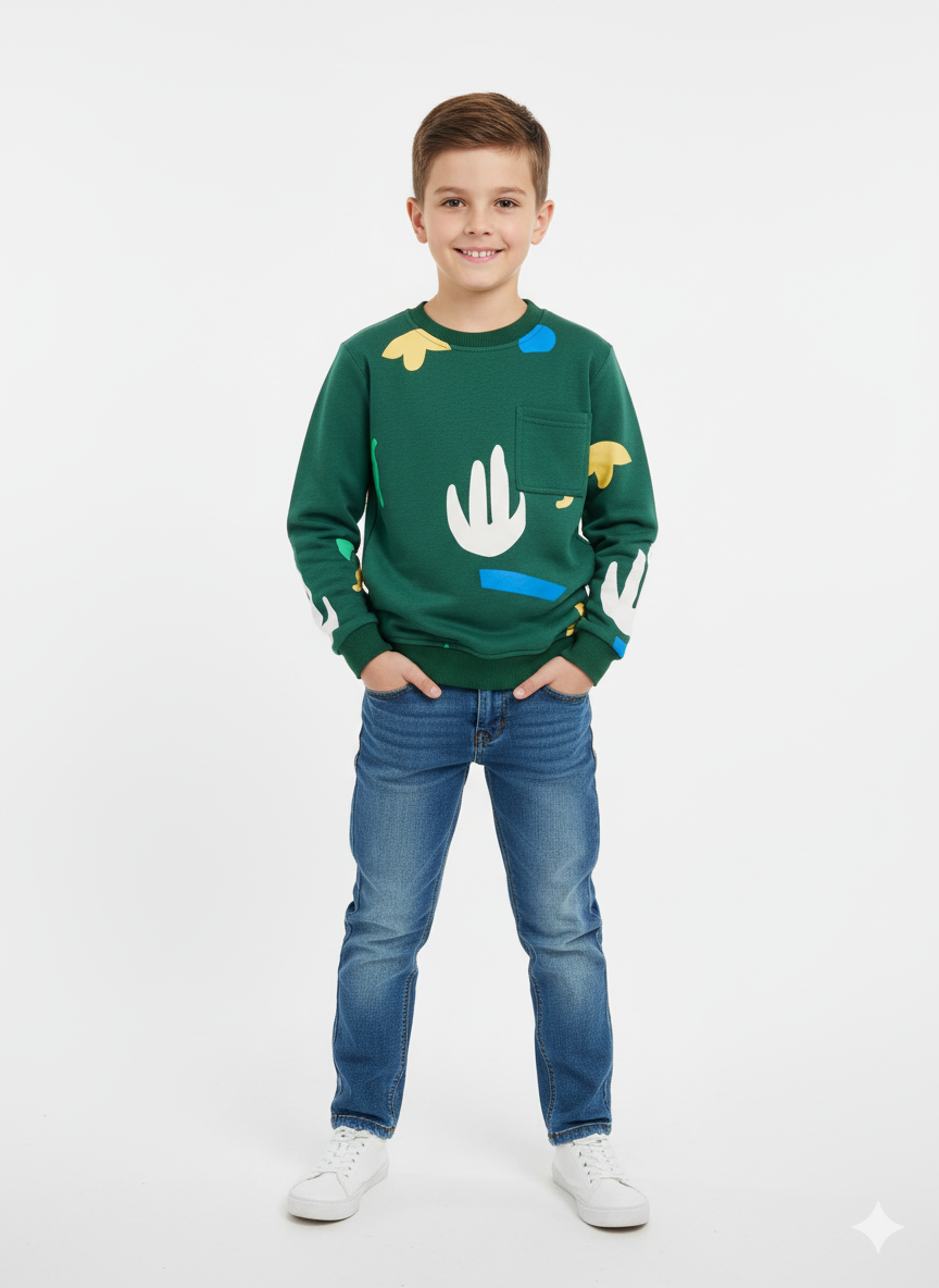 Round Heavy Milton Cotton T-Shirt