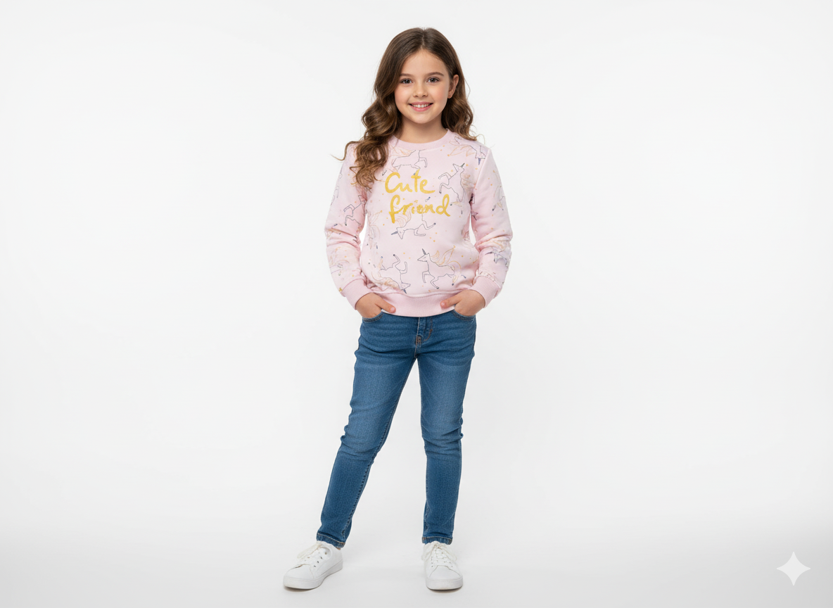 Round Heavy Milton Cotton T-Shirt