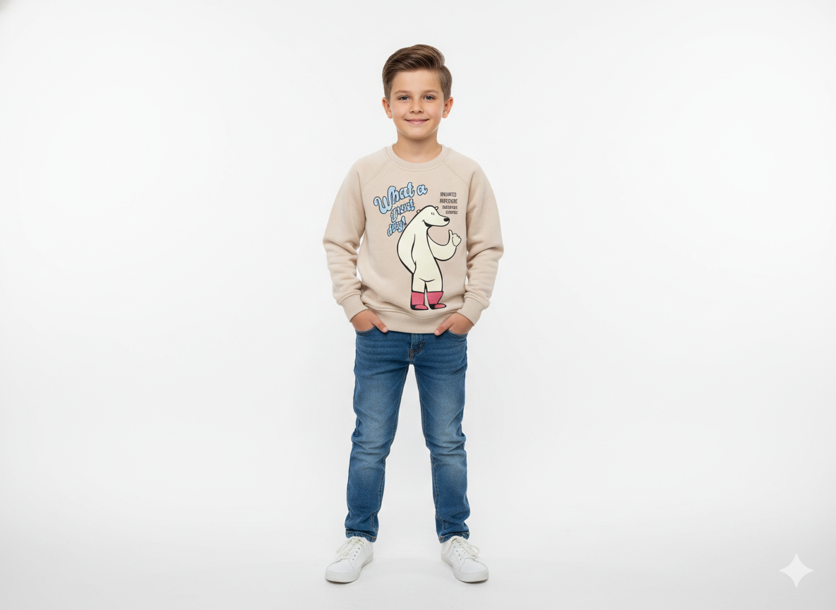 Round Heavy Milton Cotton T-Shirt