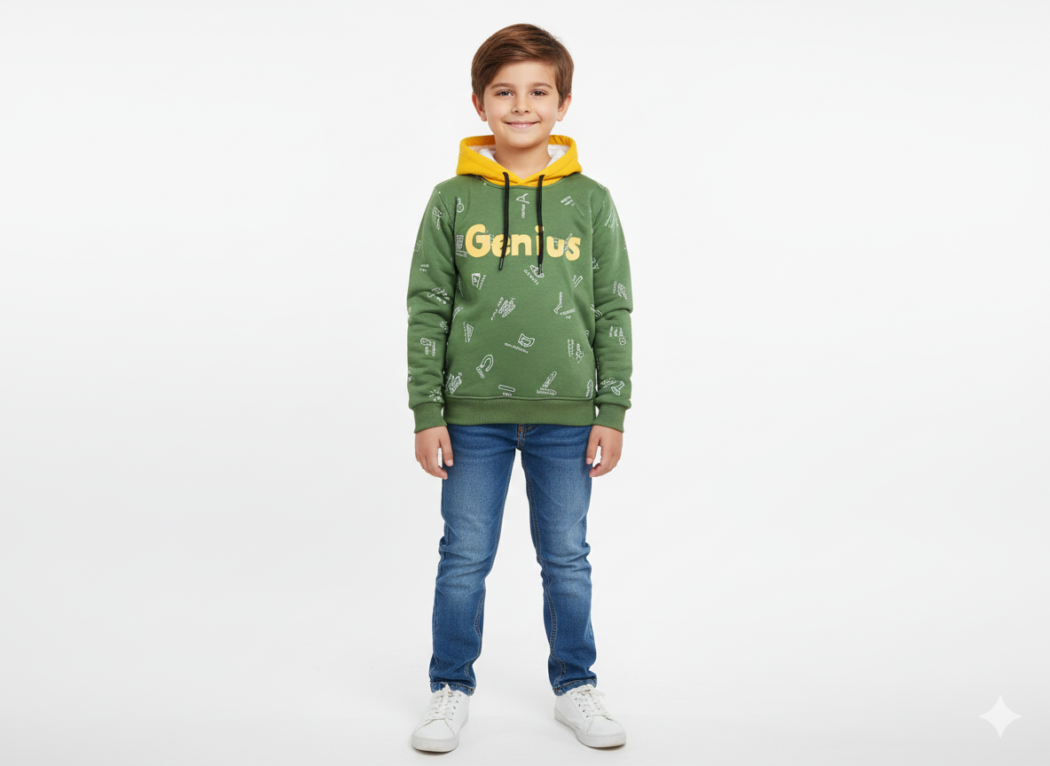 Heavy Milton hoodie, cotton, lined, capichu only