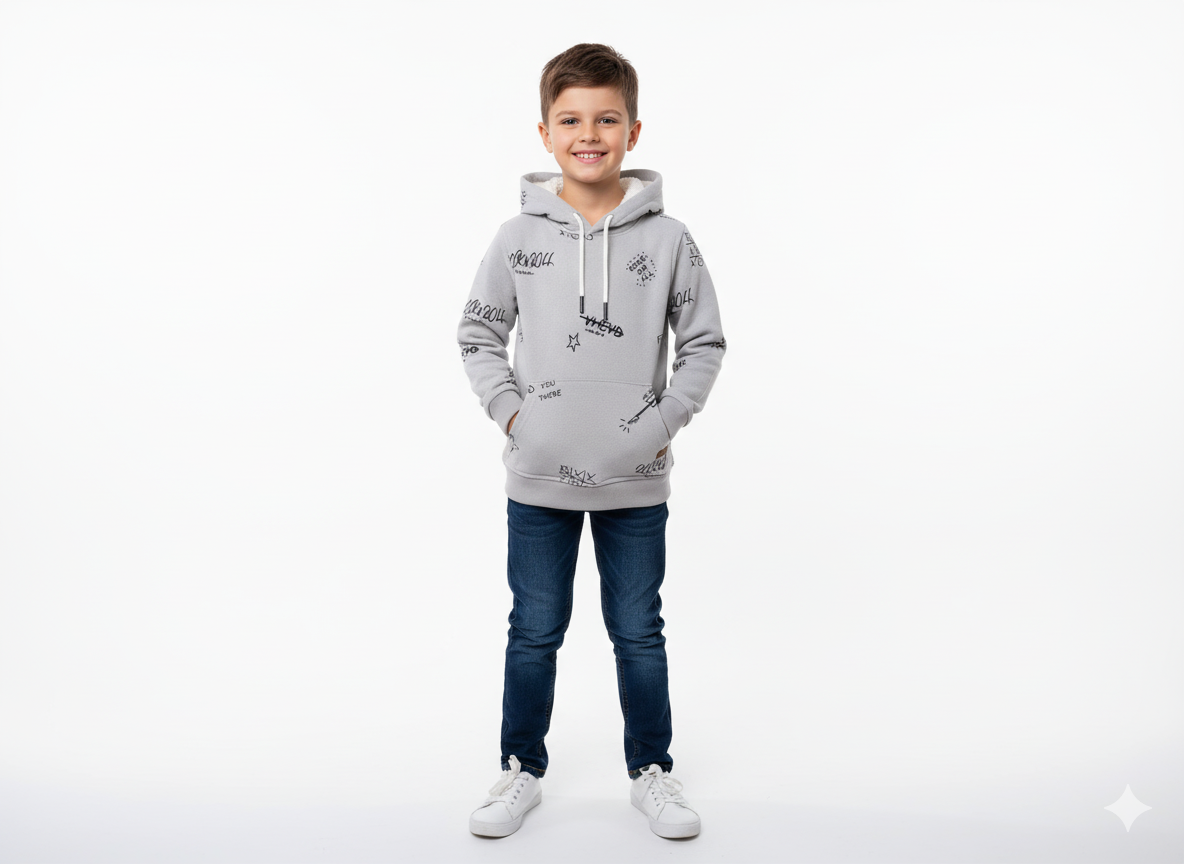 Heavy Milton hoodie, cotton, lined, capichu only