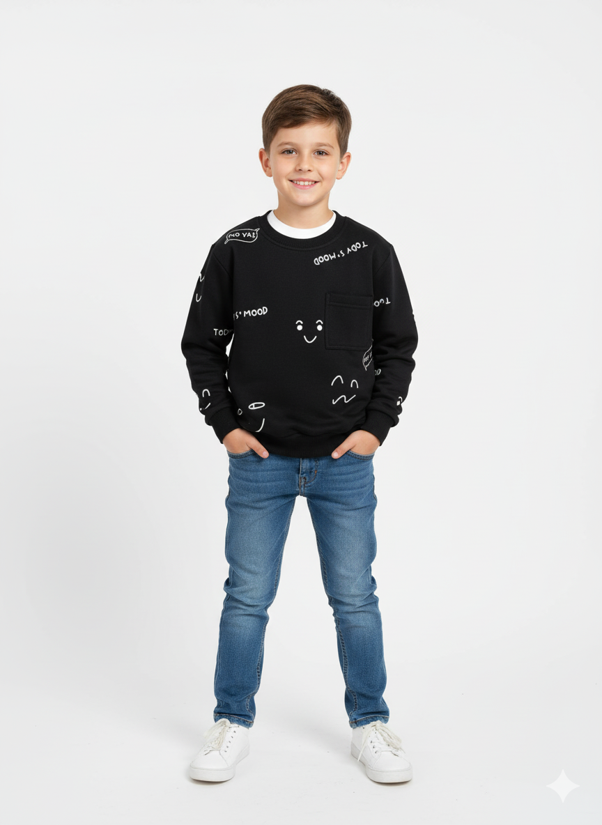 Round Heavy Milton Cotton T-Shirt